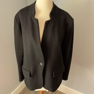 Gibson Black knit blazer XL